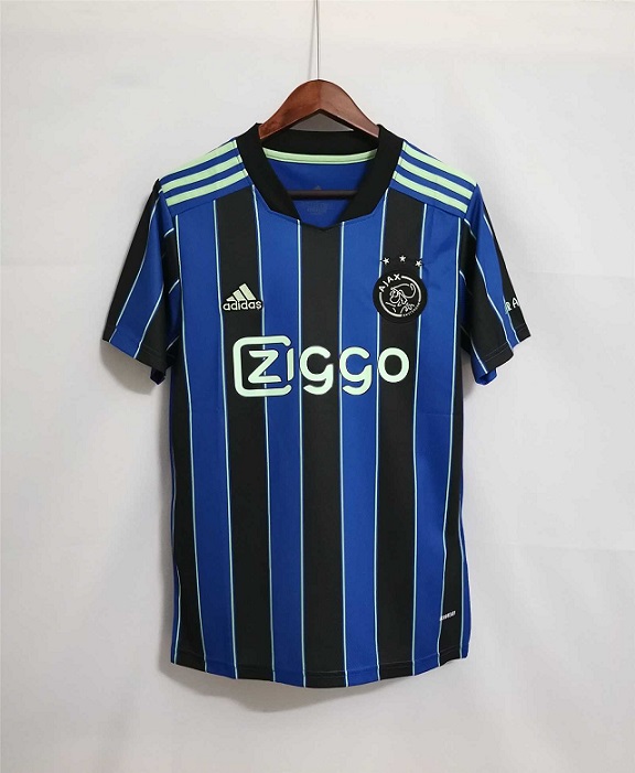 AAA Quality Ajax 21/22 Away Black/Blue Soccer Jersey